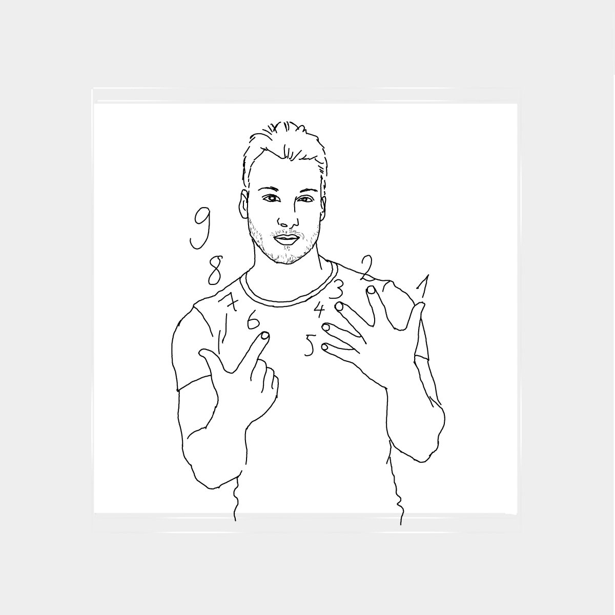 Mann zählt an den Fingern auf: neun gute Gründe, keine Lust auf Sex zu haben